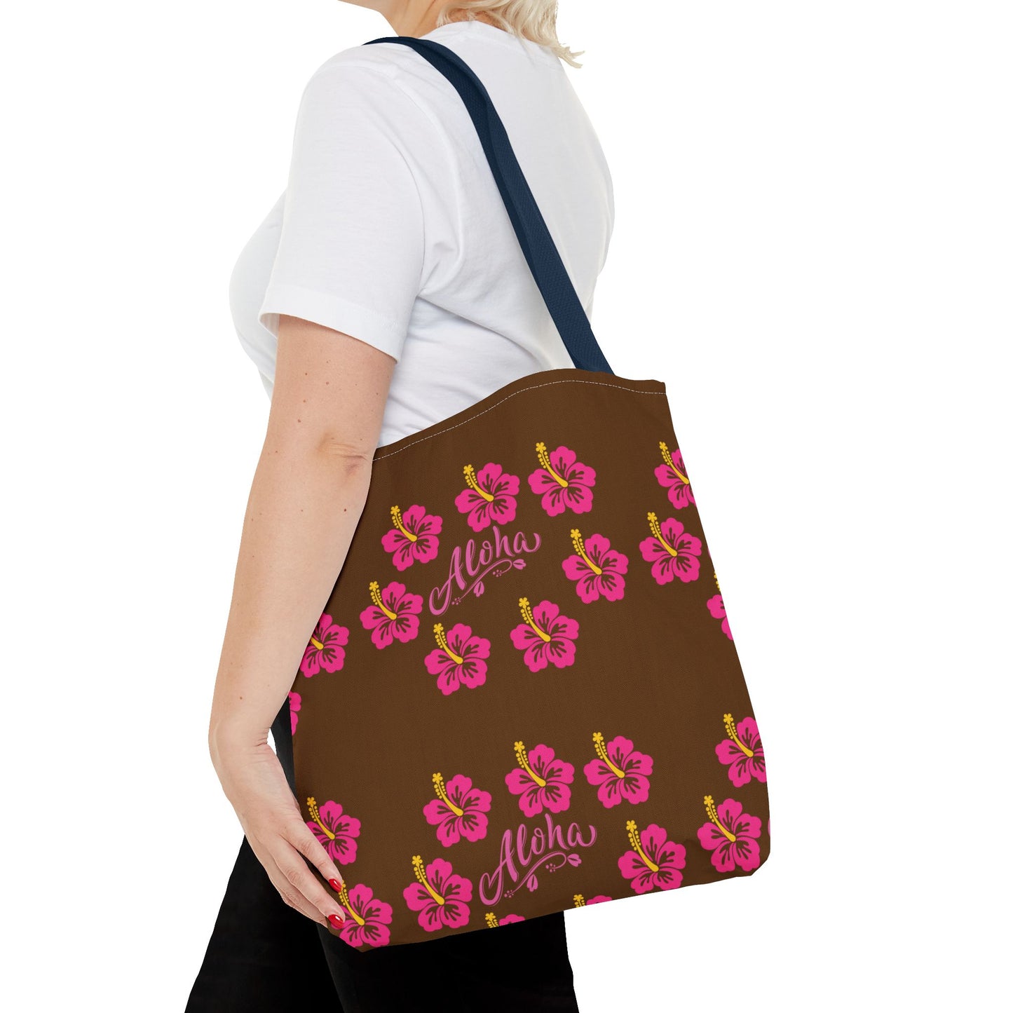 Aloha Floral Tote Bag - Perfect for Beach Days & Summer Adventures