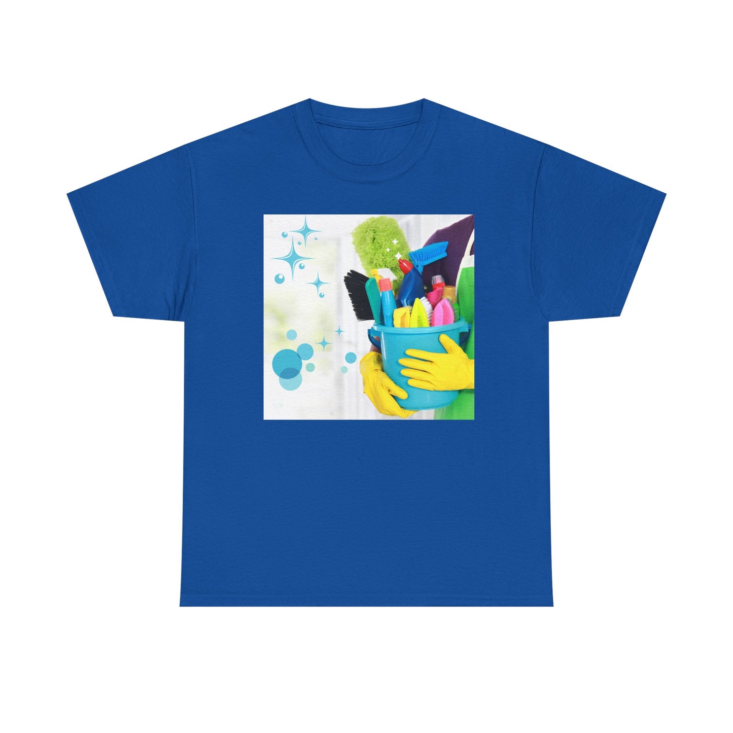 Vibrant Cleaning Enthusiast Tee - Fun Graphic Cotton T-Shirt for Home, Office, Gifts, Spring Cleaning, Hobbyists
