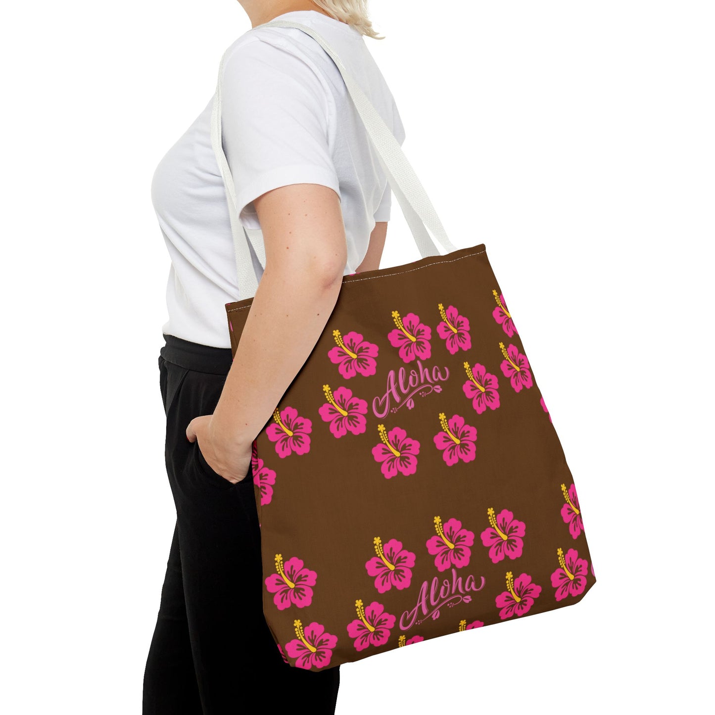 Aloha Floral Tote Bag - Perfect for Beach Days & Summer Adventures