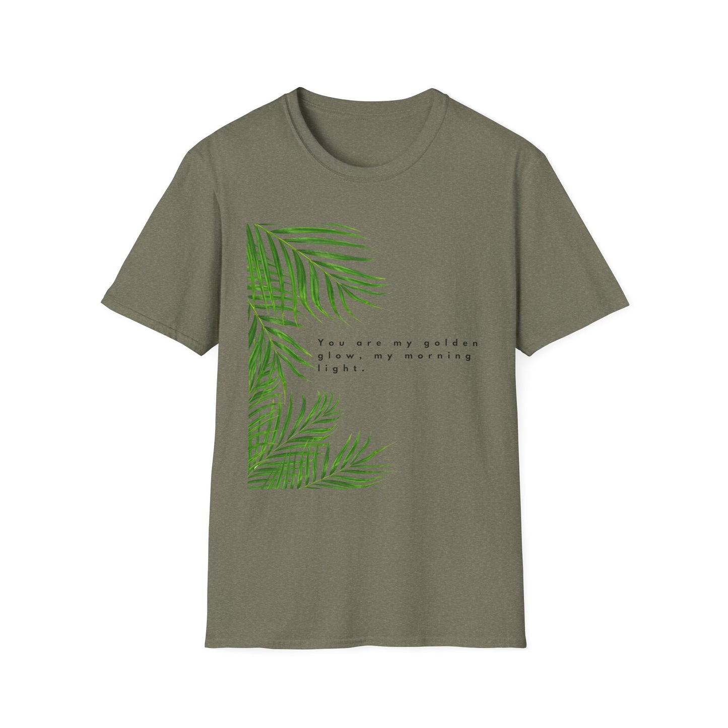 Tropical Inspiration Unisex Softstyle T-Shirt - "You Are My Golden Glow"