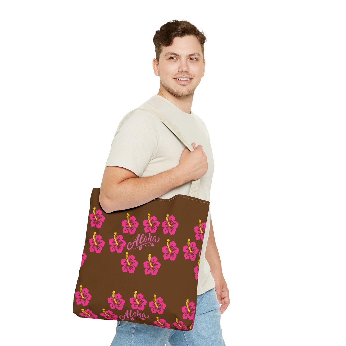 Aloha Floral Tote Bag - Perfect for Beach Days & Summer Adventures