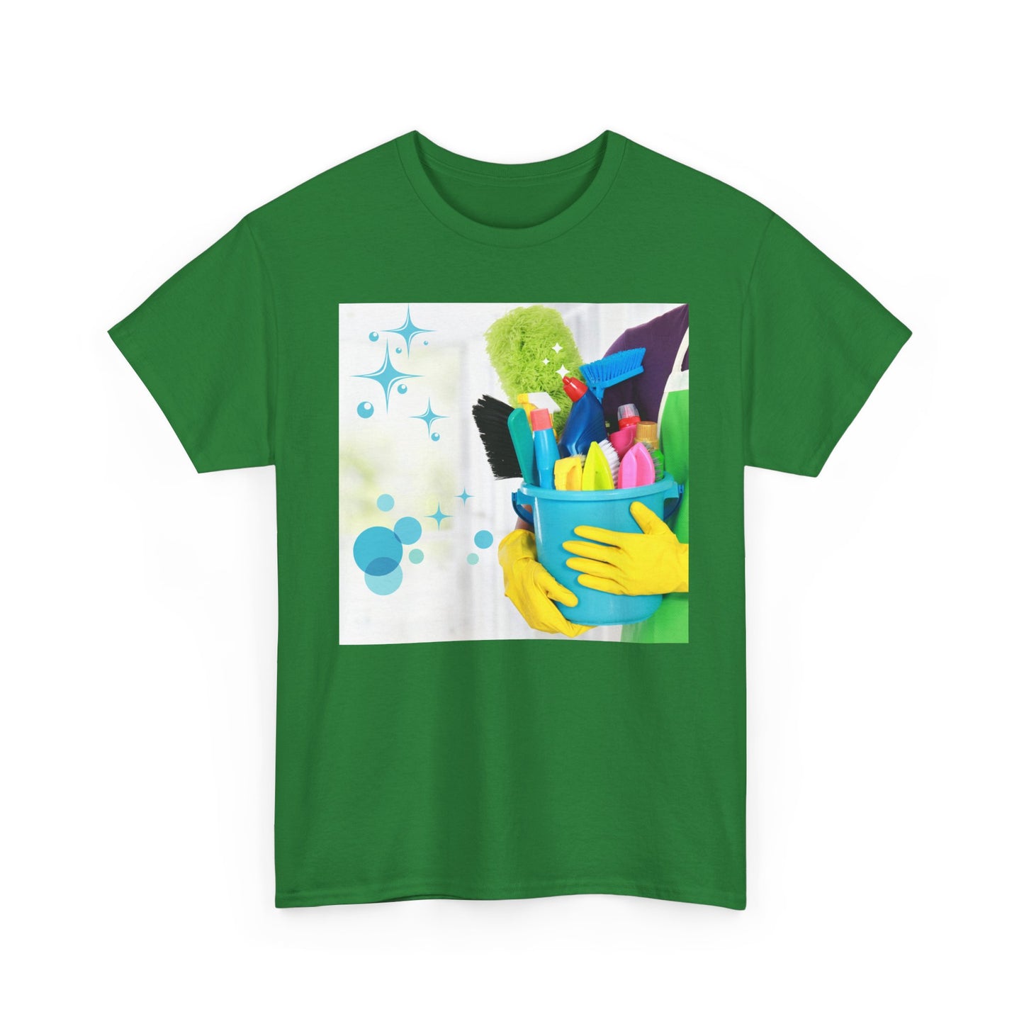 Vibrant Cleaning Enthusiast Tee - Fun Graphic Cotton T-Shirt for Home, Office, Gifts, Spring Cleaning, Hobbyists