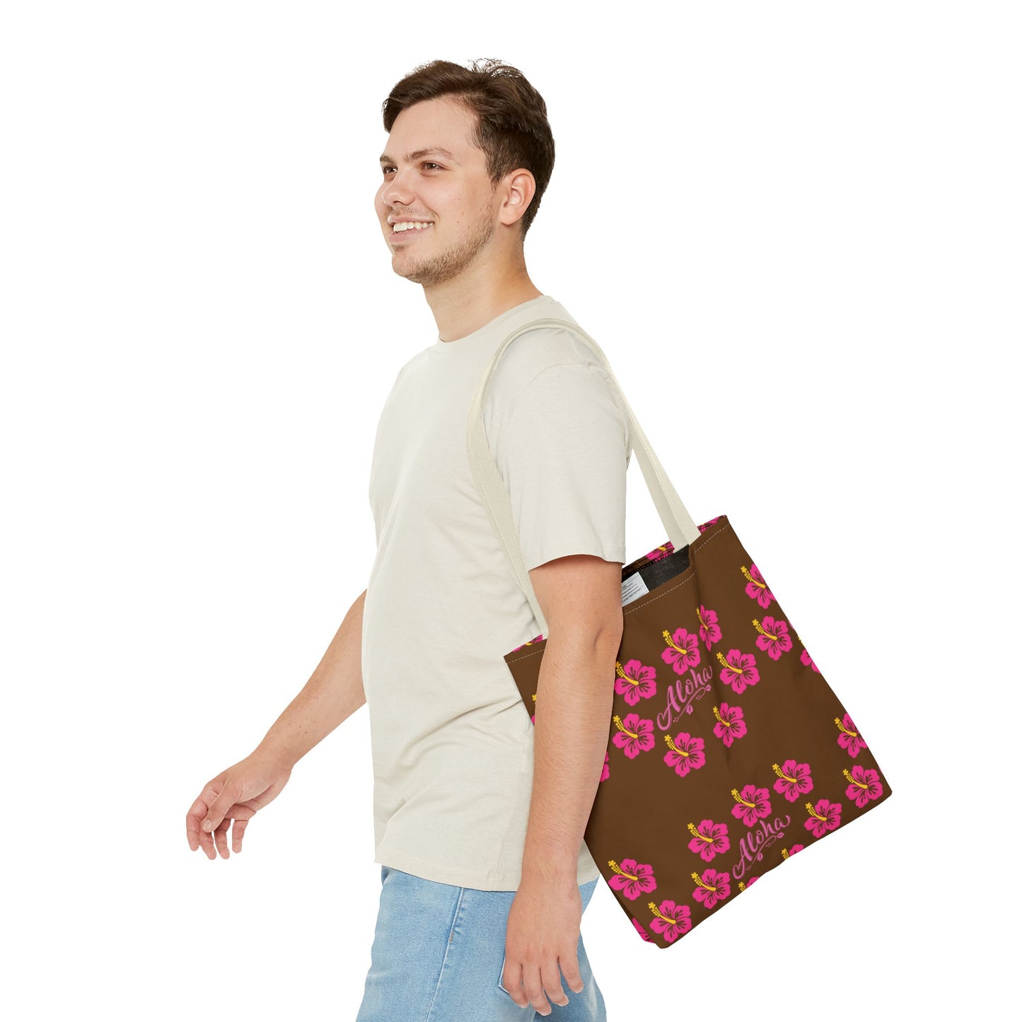 Aloha Floral Tote Bag - Perfect for Beach Days & Summer Adventures