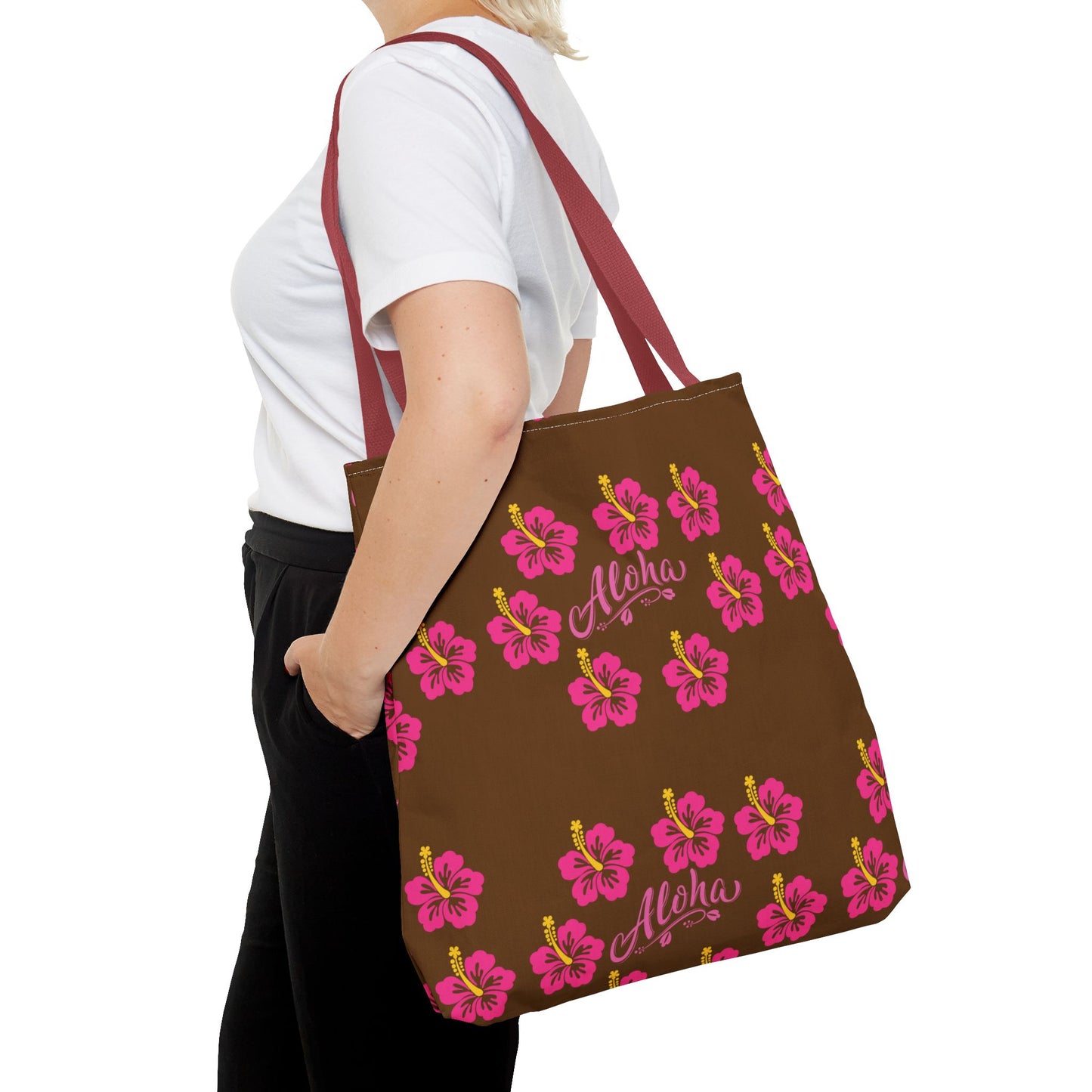 Aloha Floral Tote Bag - Perfect for Beach Days & Summer Adventures