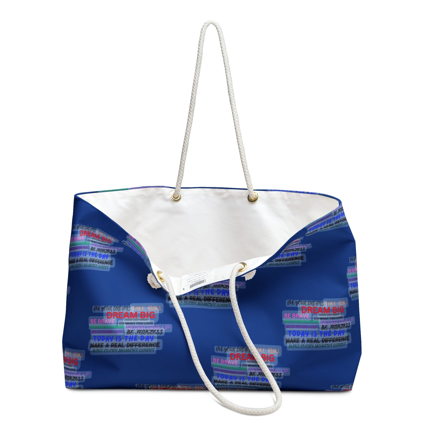 Dream Big Weekender Bag - Inspirational Travel Tote for Motivated Souls