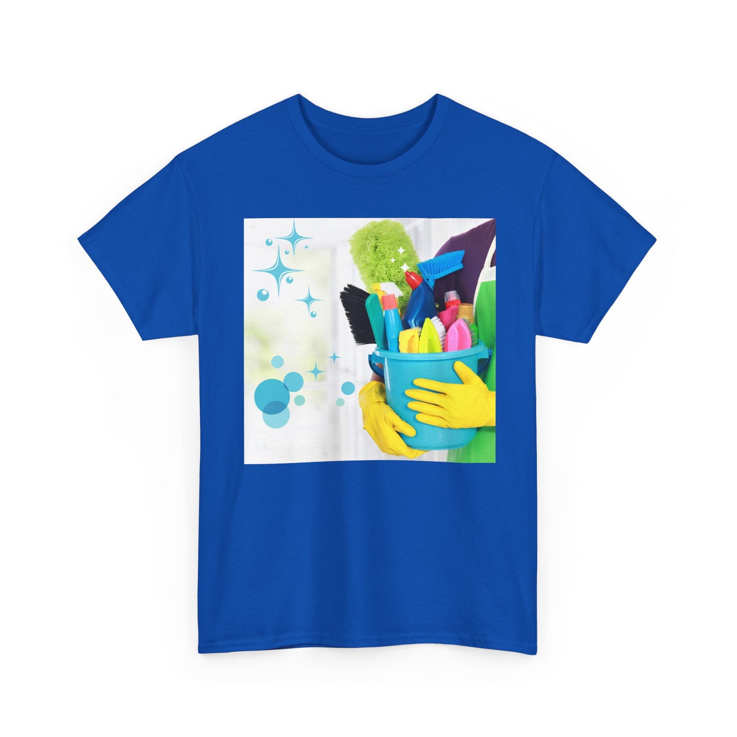 Vibrant Cleaning Enthusiast Tee - Fun Graphic Cotton T-Shirt for Home, Office, Gifts, Spring Cleaning, Hobbyists