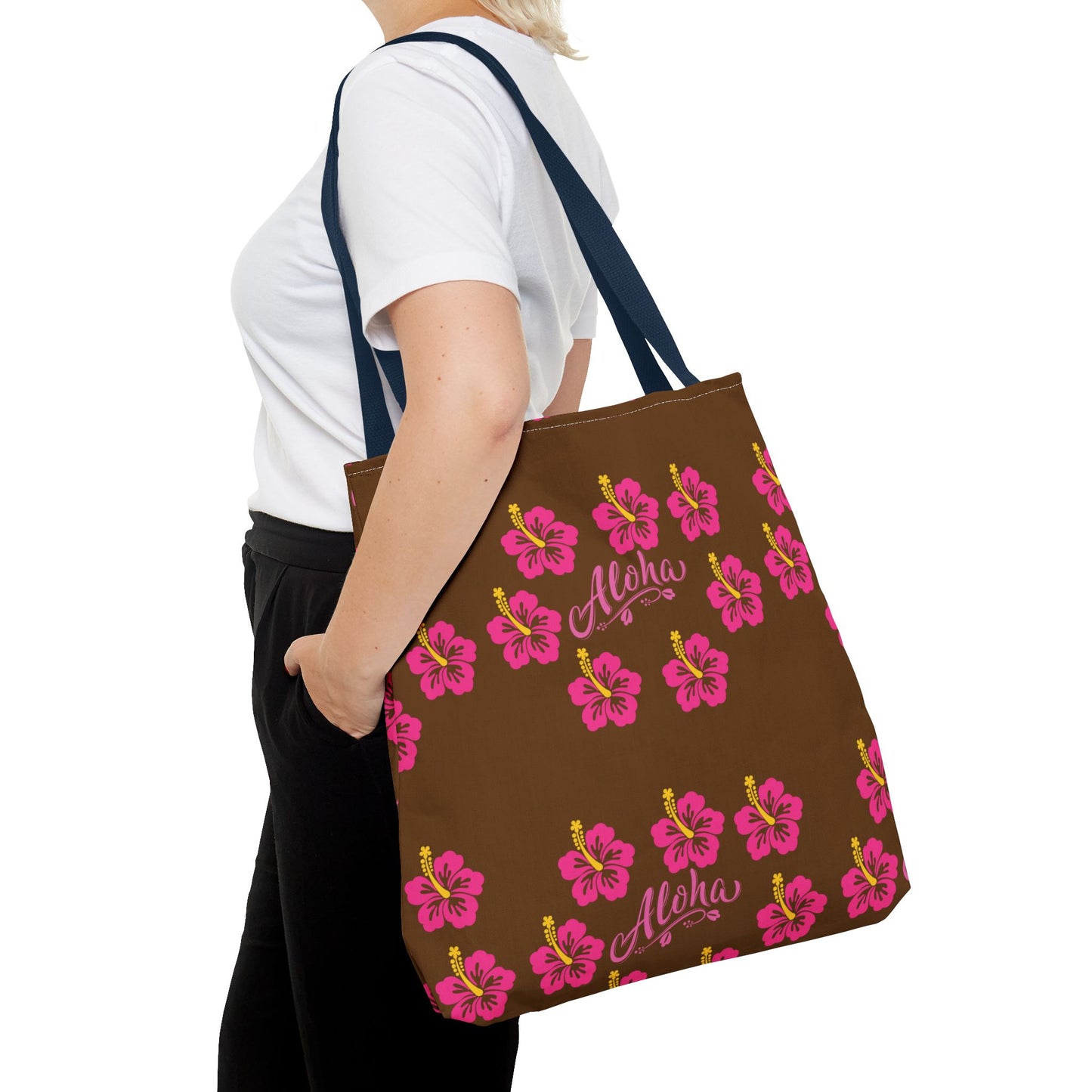 Aloha Floral Tote Bag - Perfect for Beach Days & Summer Adventures