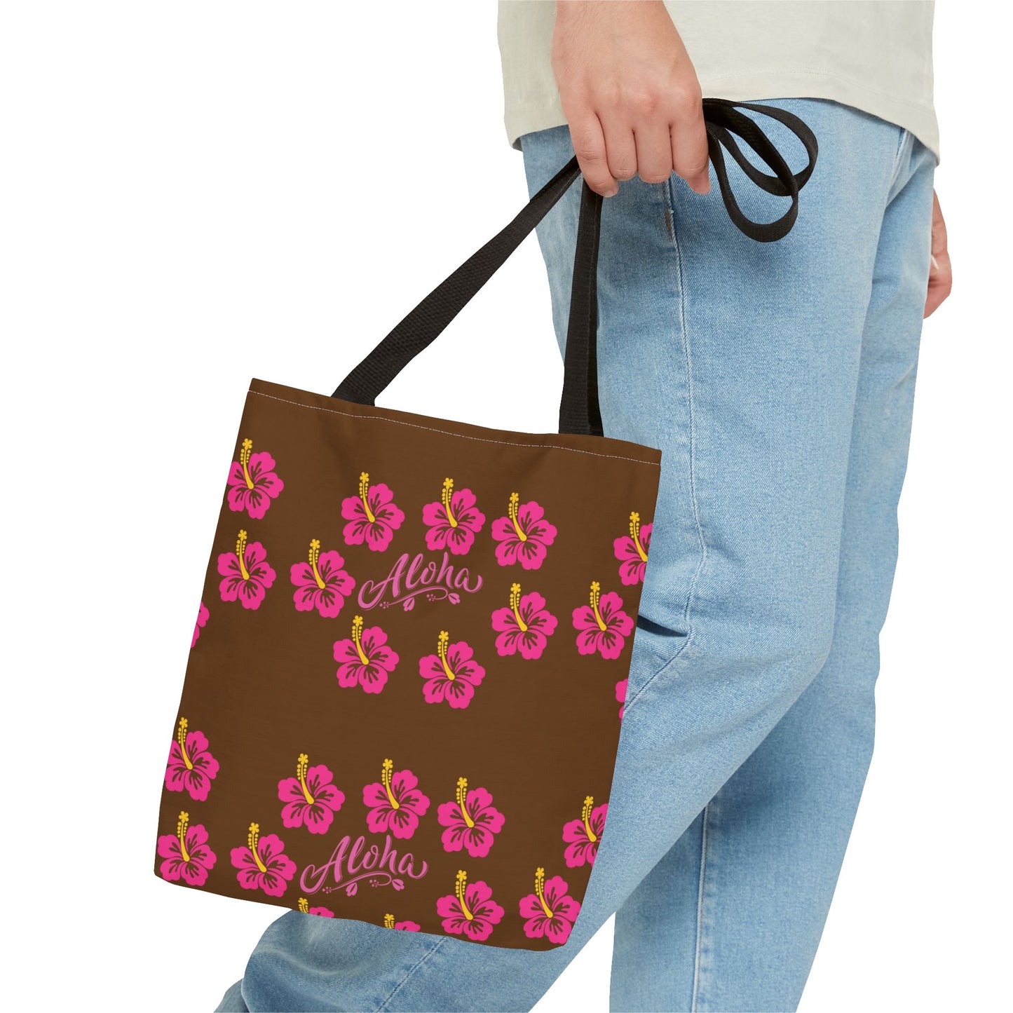 Aloha Floral Tote Bag - Perfect for Beach Days & Summer Adventures