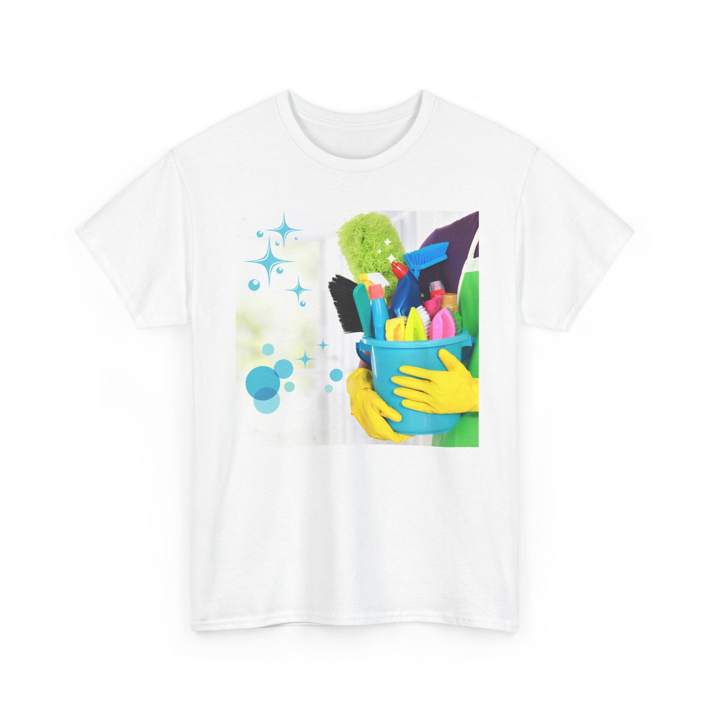 Vibrant Cleaning Enthusiast Tee - Fun Graphic Cotton T-Shirt for Home, Office, Gifts, Spring Cleaning, Hobbyists