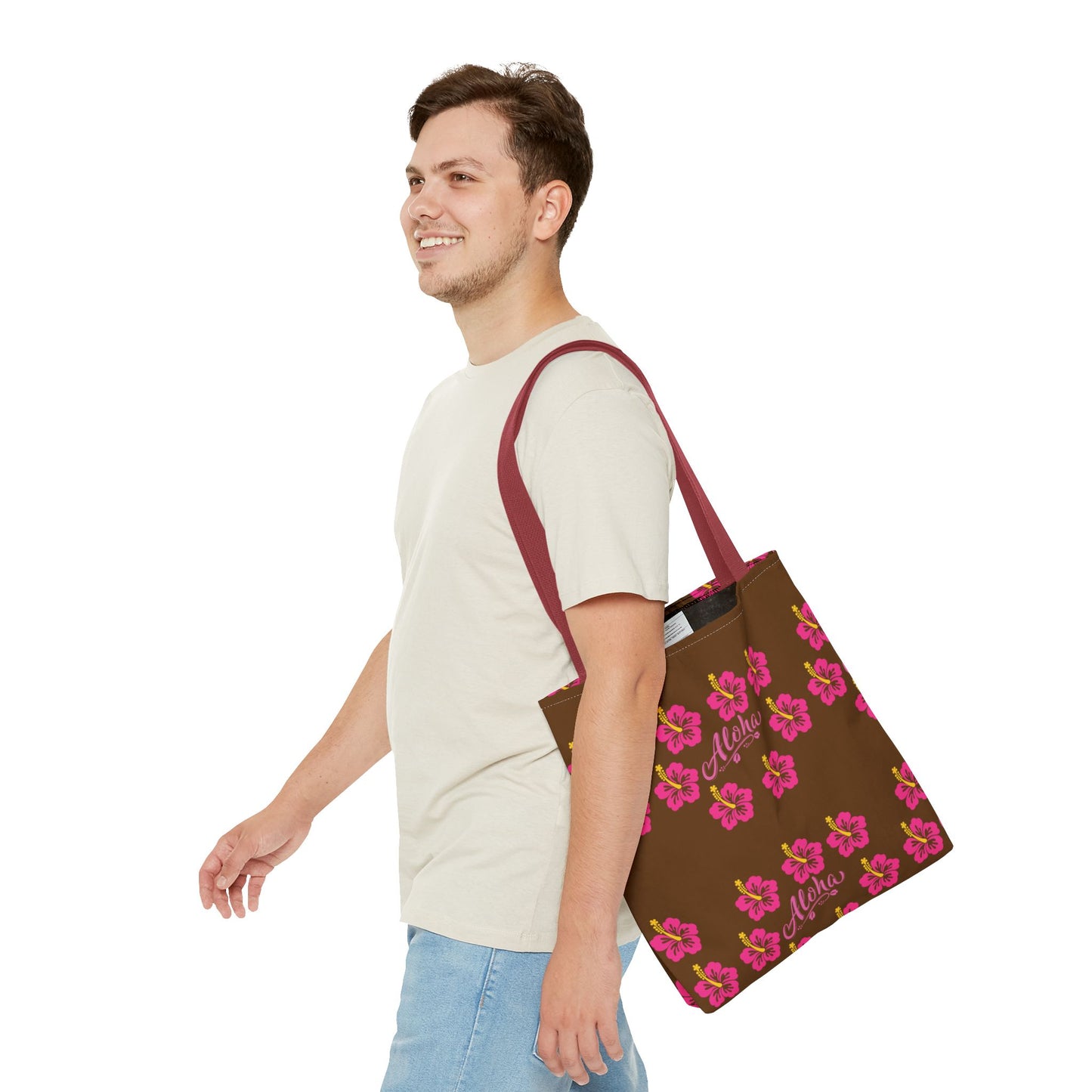 Aloha Floral Tote Bag - Perfect for Beach Days & Summer Adventures
