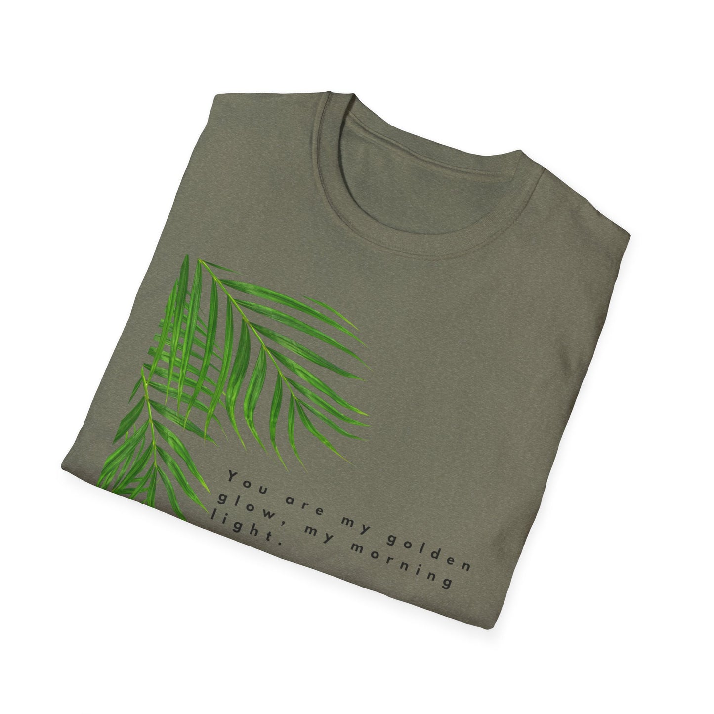Tropical Inspiration Unisex Softstyle T-Shirt - "You Are My Golden Glow"