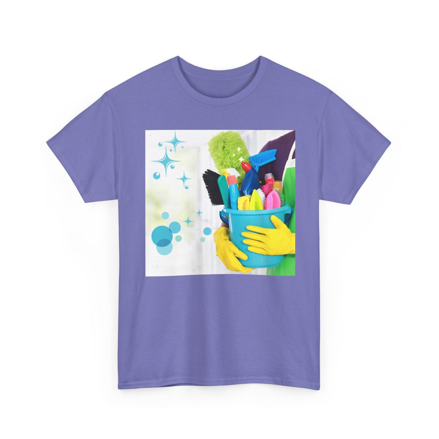 Vibrant Cleaning Enthusiast Tee - Fun Graphic Cotton T-Shirt for Home, Office, Gifts, Spring Cleaning, Hobbyists