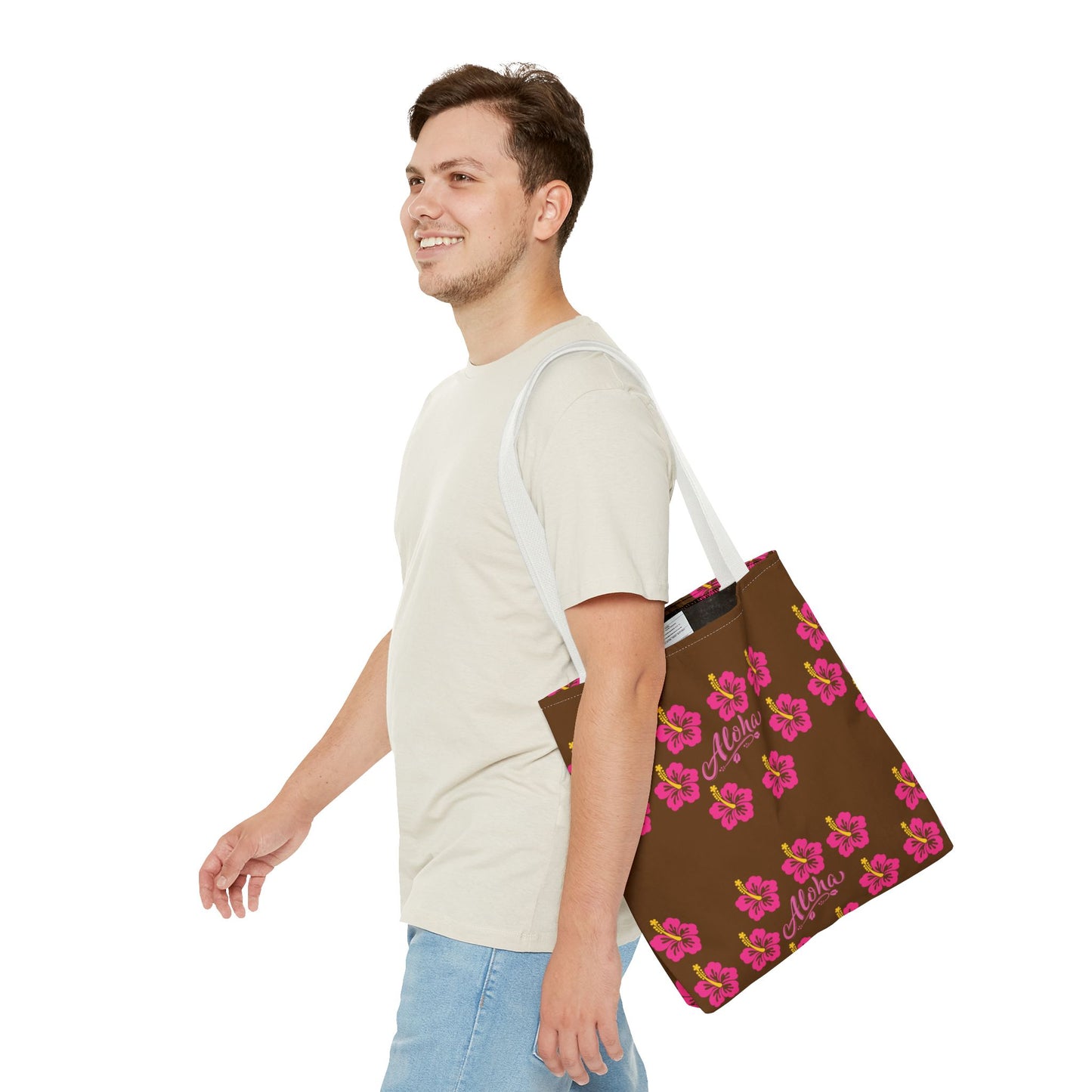 Aloha Floral Tote Bag - Perfect for Beach Days & Summer Adventures