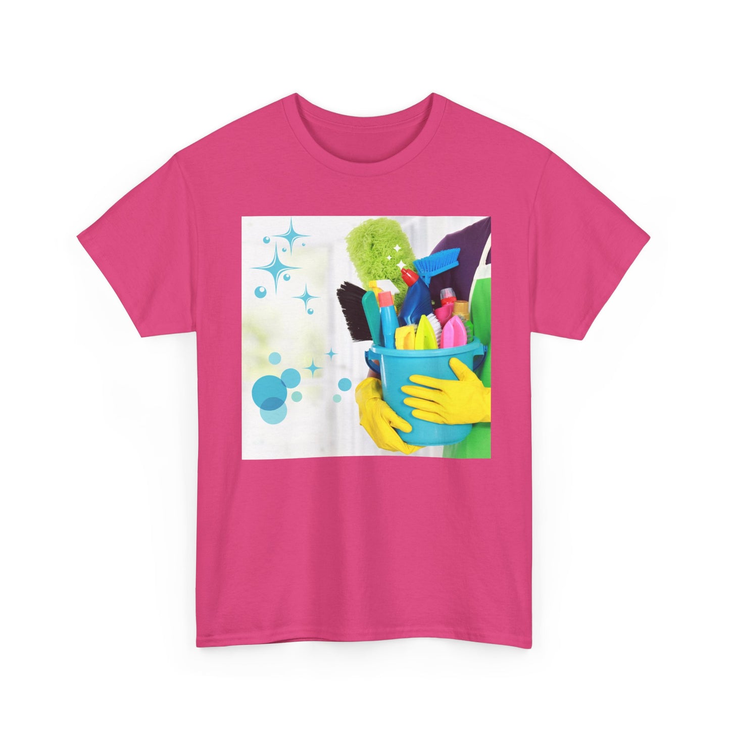 Vibrant Cleaning Enthusiast Tee - Fun Graphic Cotton T-Shirt for Home, Office, Gifts, Spring Cleaning, Hobbyists