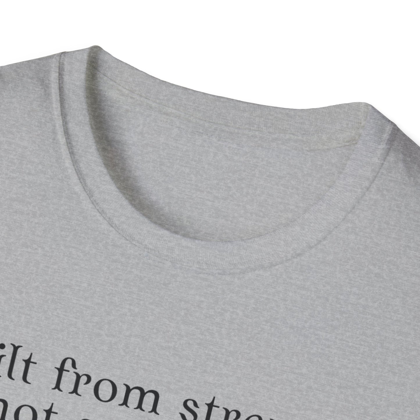 Empowerment Quote T-Shirt - "Built from Strength, Not Approval" - Unisex Softstyle Tee
