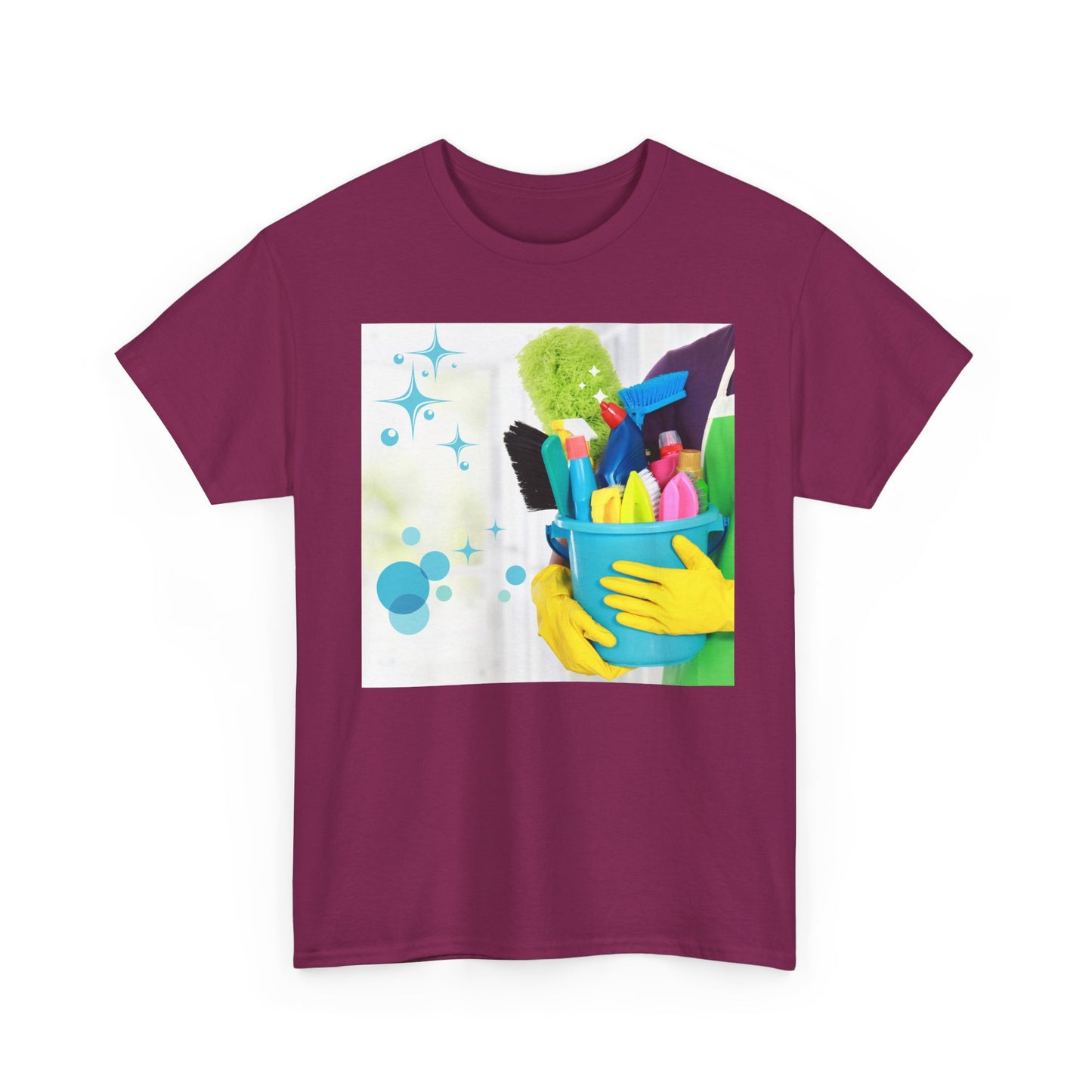 Vibrant Cleaning Enthusiast Tee - Fun Graphic Cotton T-Shirt for Home, Office, Gifts, Spring Cleaning, Hobbyists