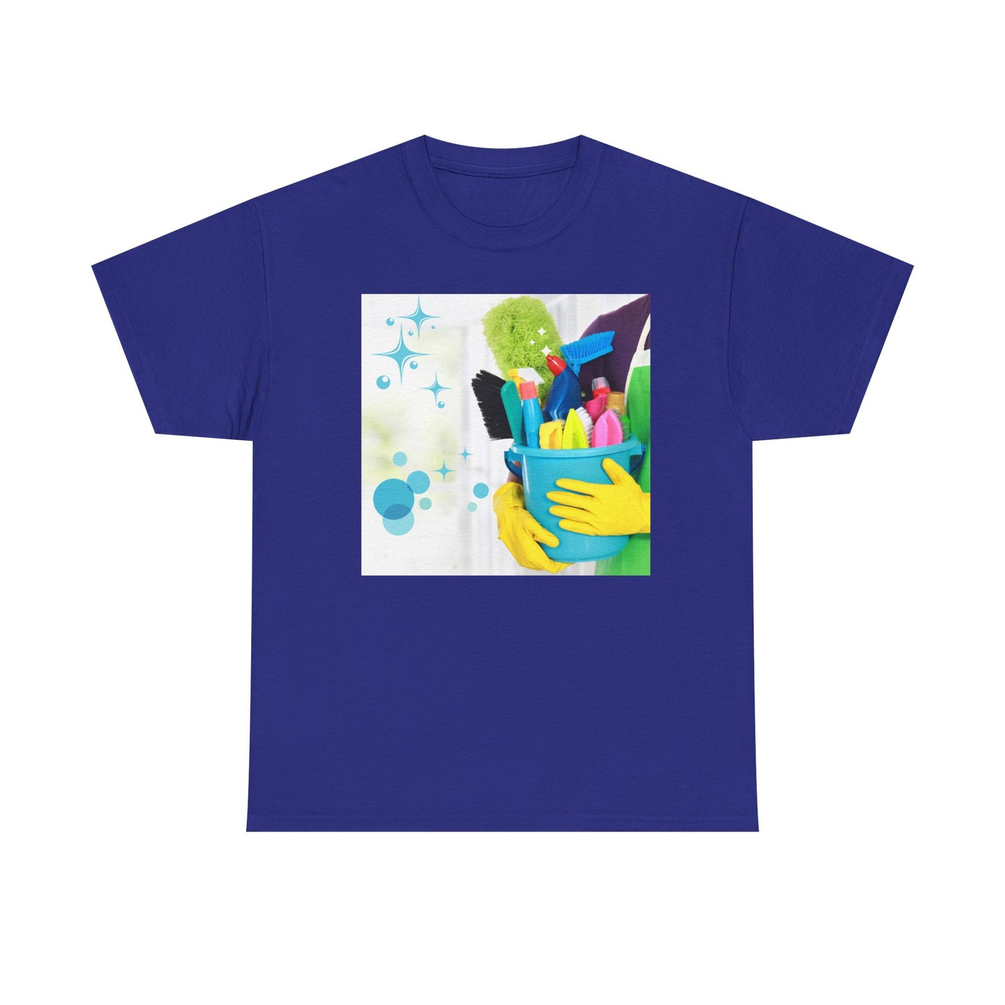 Vibrant Cleaning Enthusiast Tee - Fun Graphic Cotton T-Shirt for Home, Office, Gifts, Spring Cleaning, Hobbyists