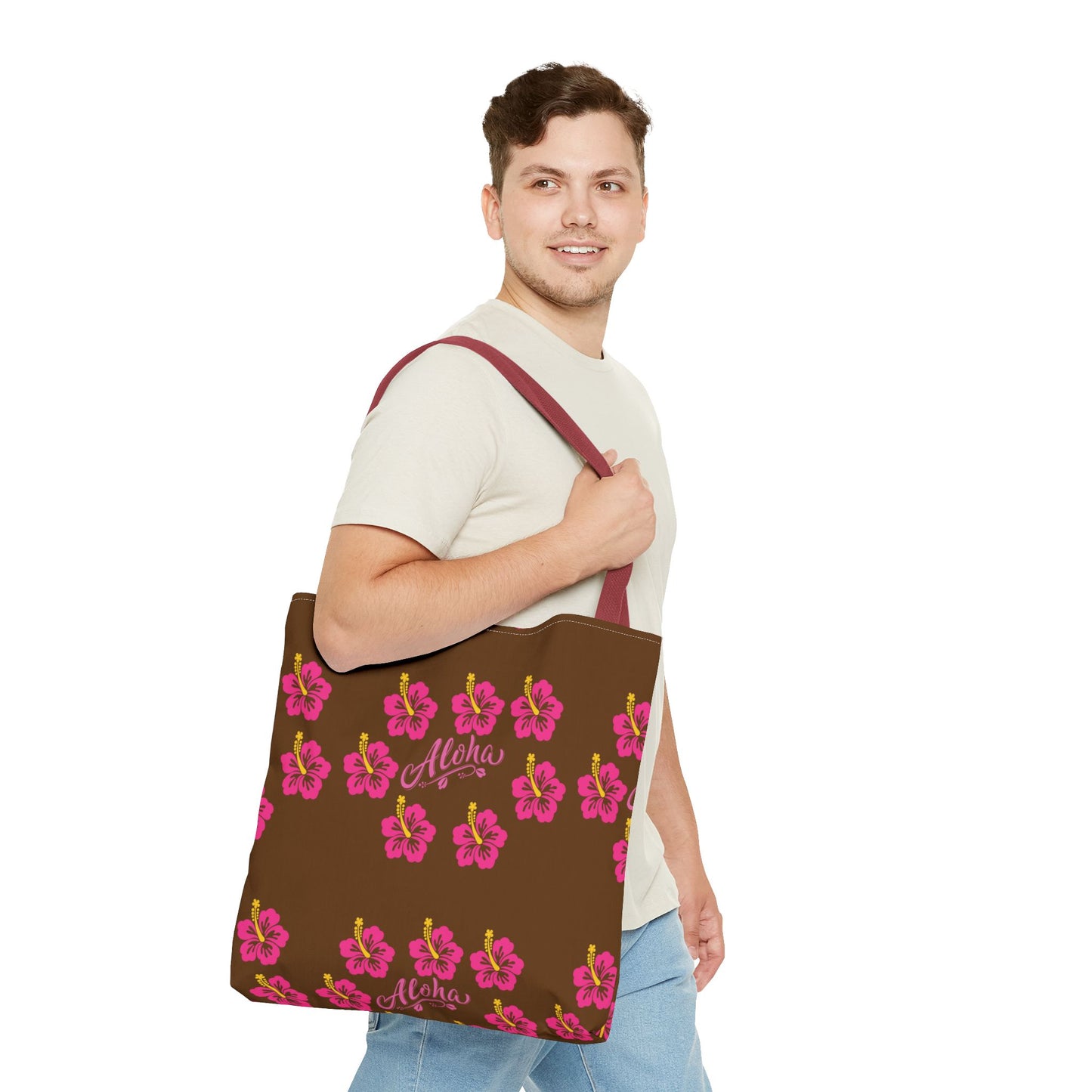Aloha Floral Tote Bag - Perfect for Beach Days & Summer Adventures