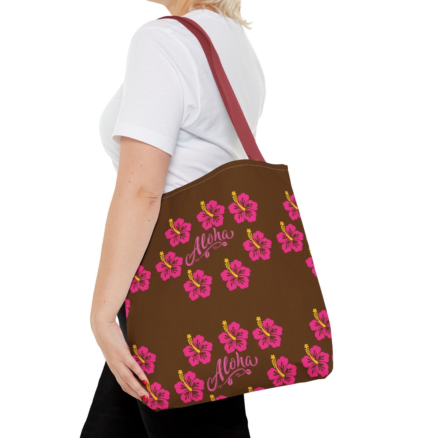 Aloha Floral Tote Bag - Perfect for Beach Days & Summer Adventures