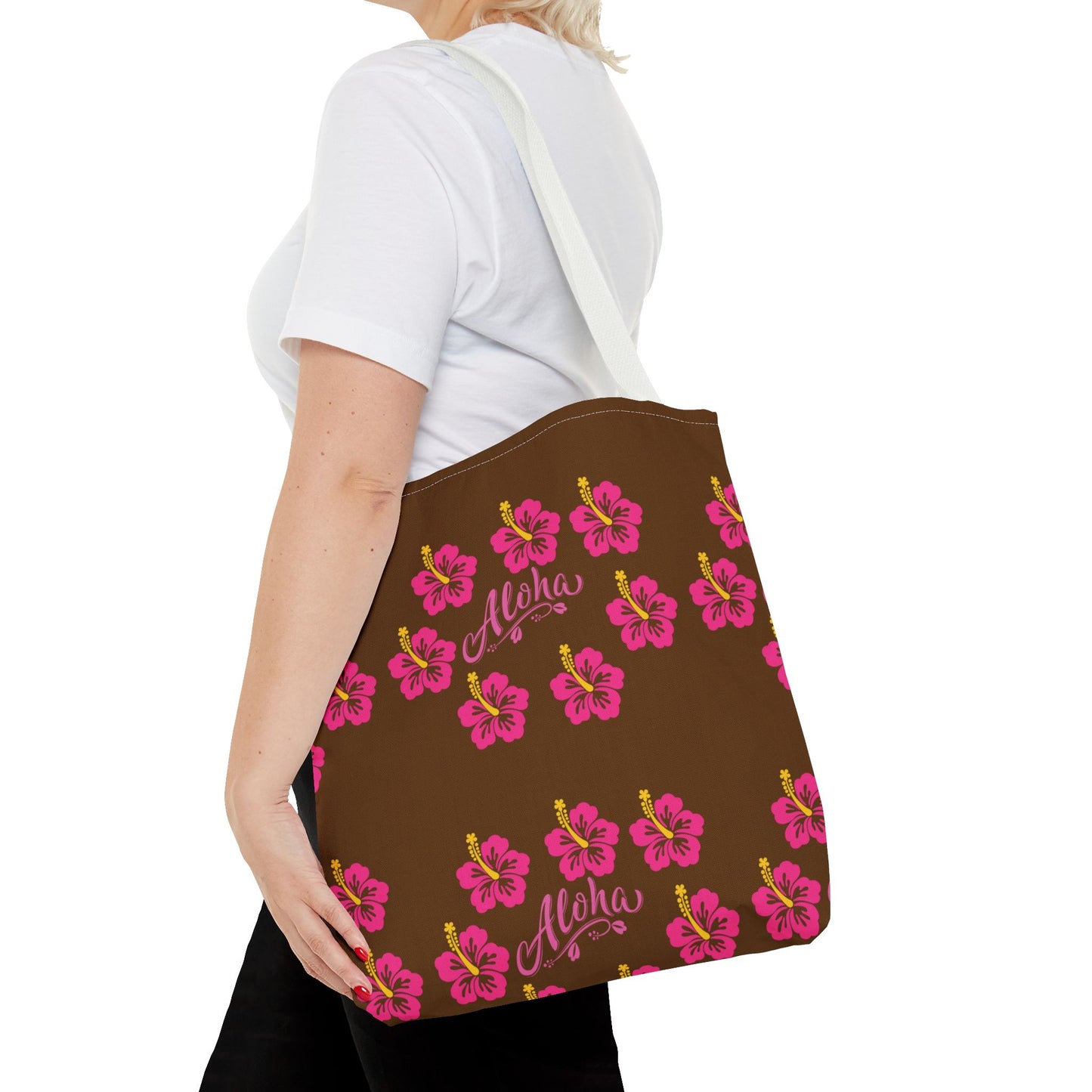 Aloha Floral Tote Bag - Perfect for Beach Days & Summer Adventures