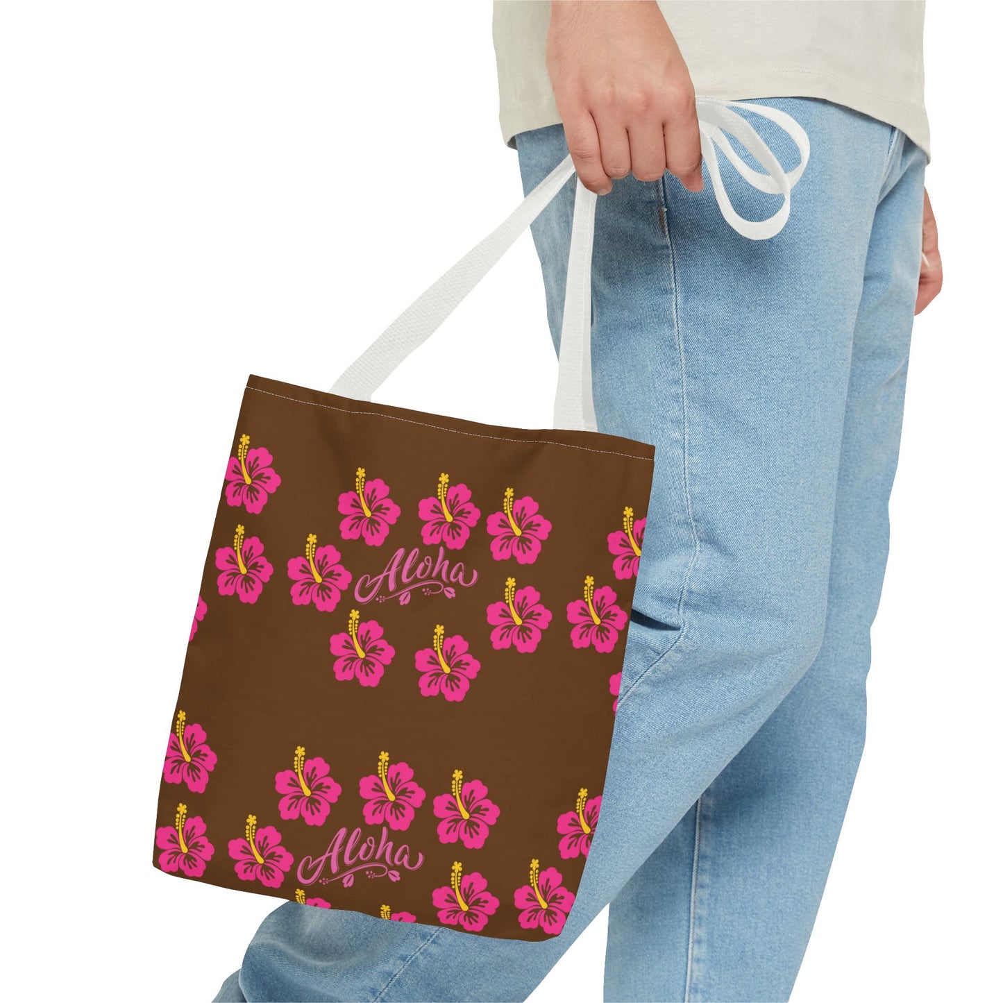 Aloha Floral Tote Bag - Perfect for Beach Days & Summer Adventures