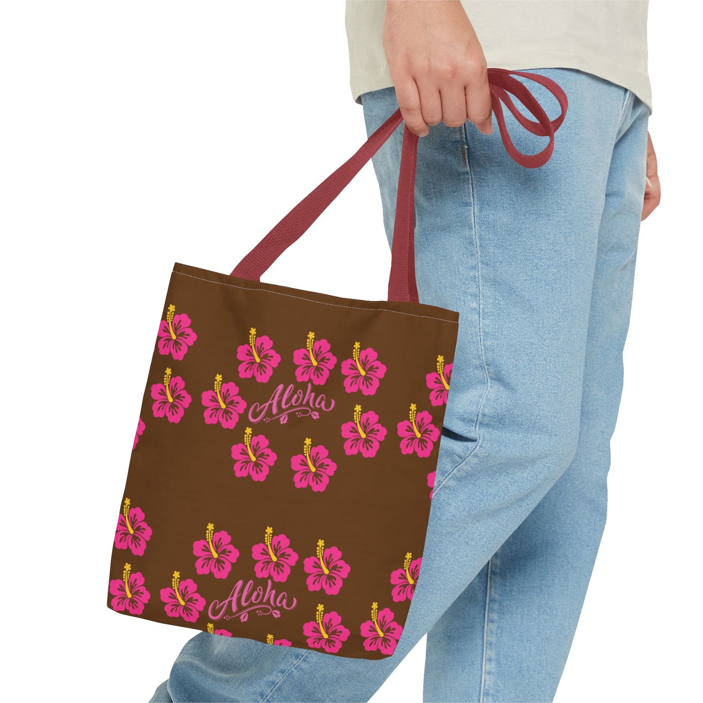 Aloha Floral Tote Bag - Perfect for Beach Days & Summer Adventures
