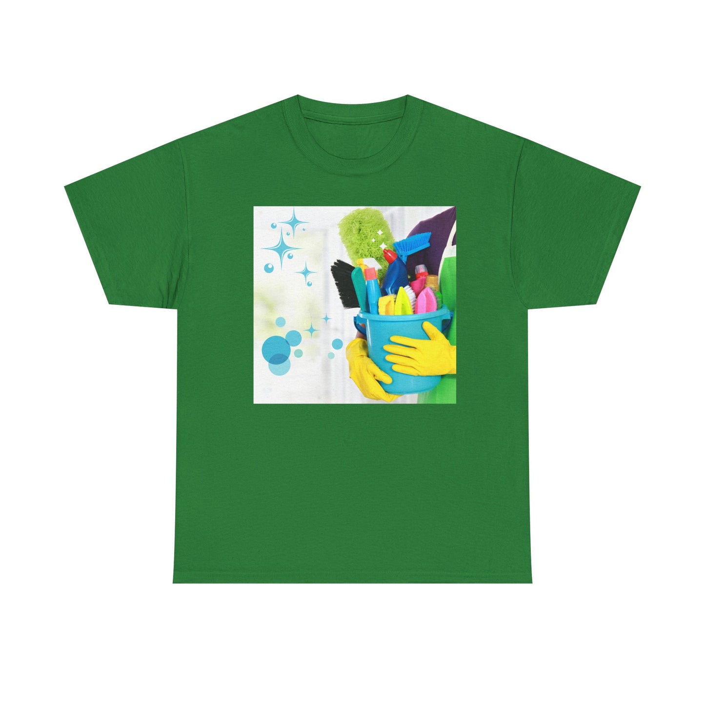 Vibrant Cleaning Enthusiast Tee - Fun Graphic Cotton T-Shirt for Home, Office, Gifts, Spring Cleaning, Hobbyists