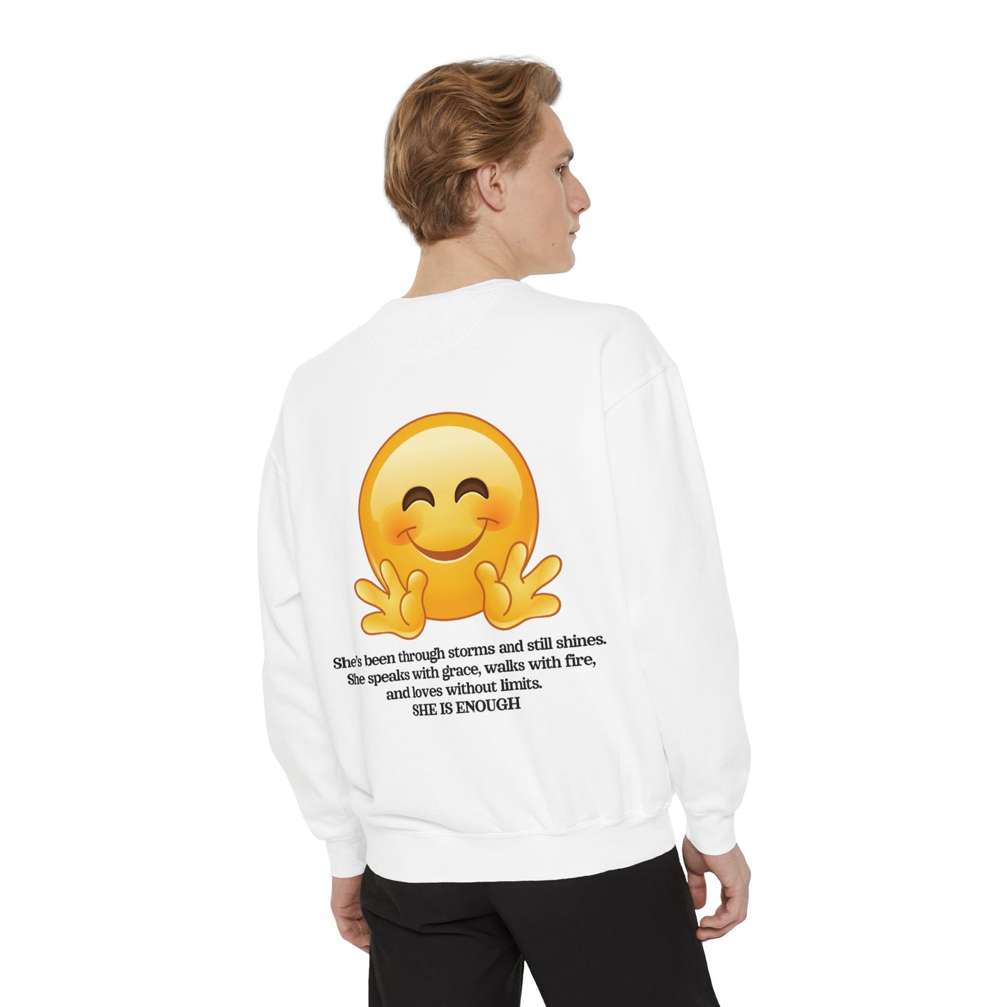 Empowerment Unisex Sweatshirt - She's Not Perfect. She's Powerful.