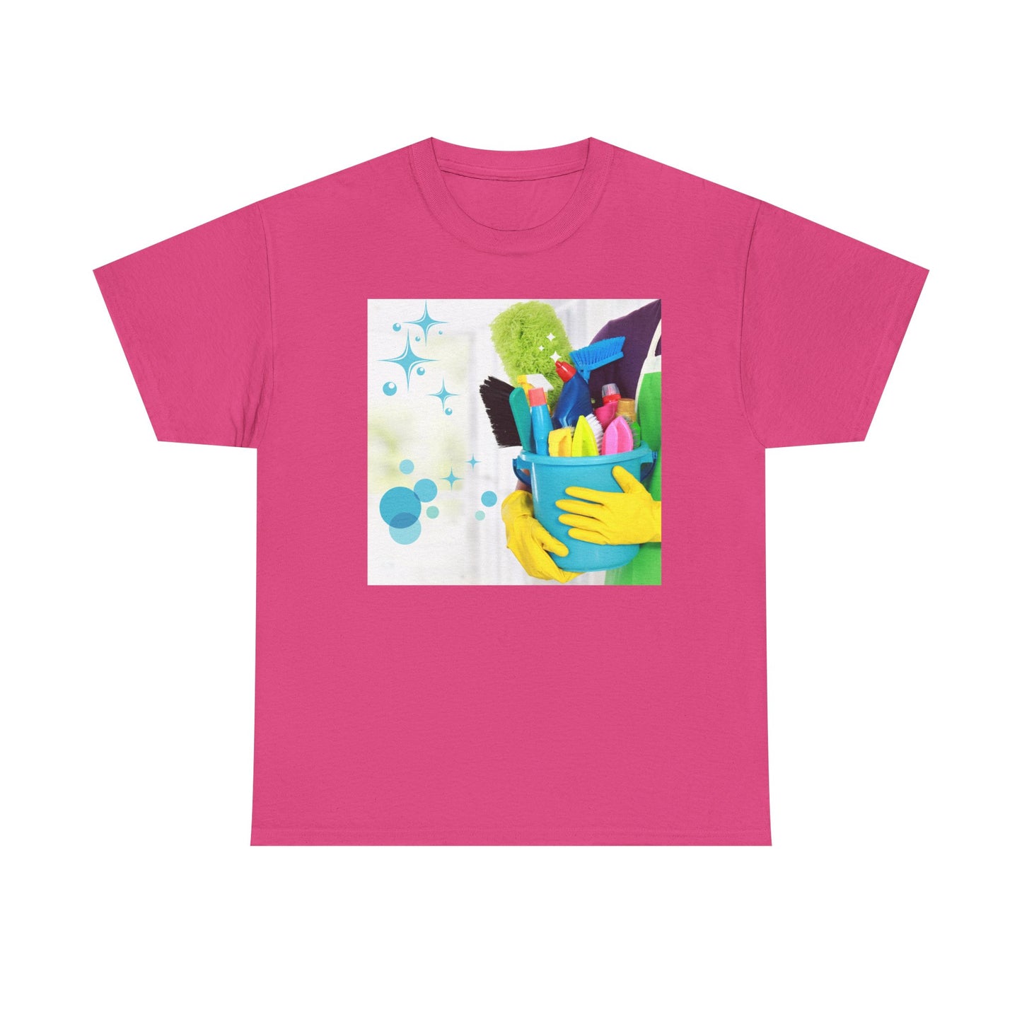 Vibrant Cleaning Enthusiast Tee - Fun Graphic Cotton T-Shirt for Home, Office, Gifts, Spring Cleaning, Hobbyists
