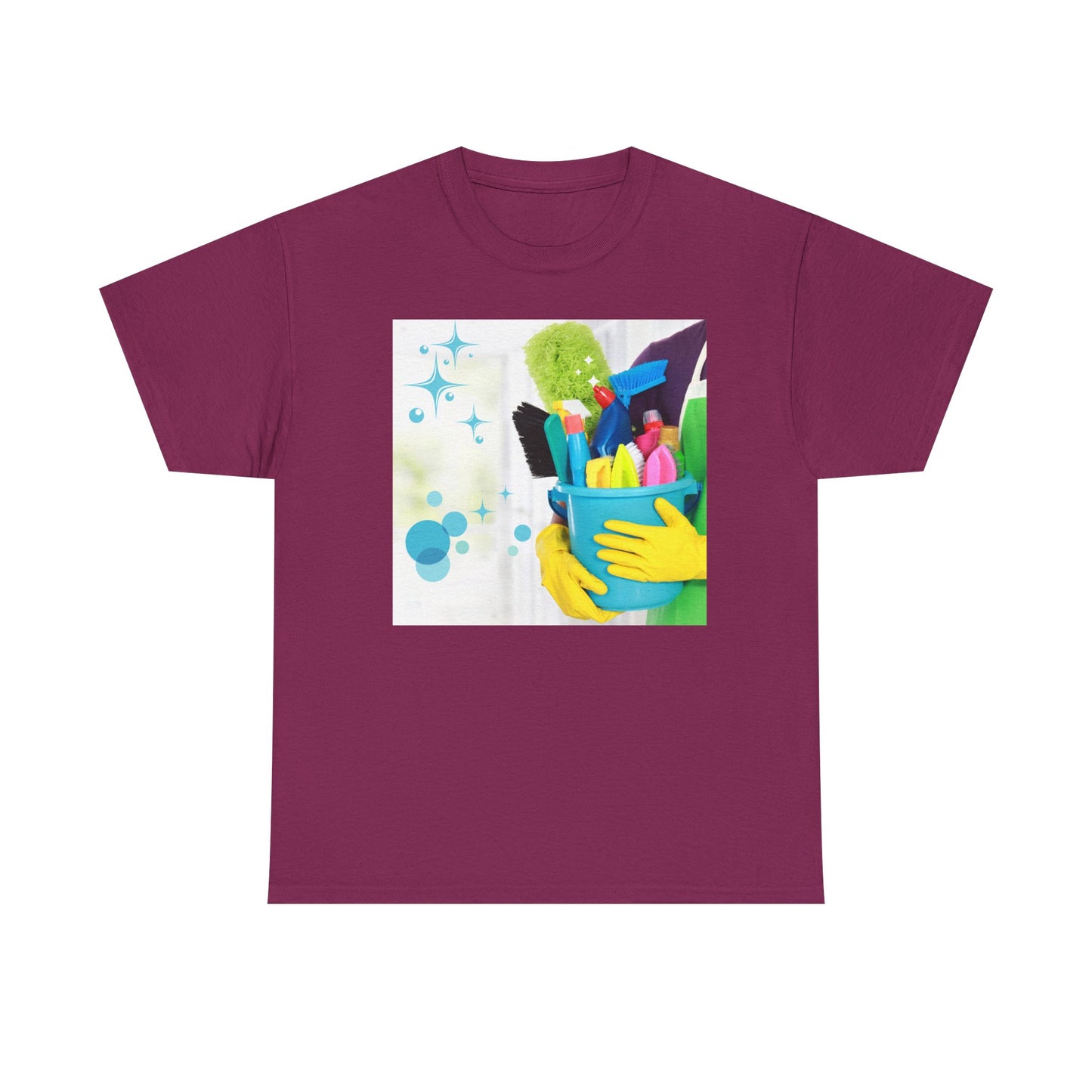 Vibrant Cleaning Enthusiast Tee - Fun Graphic Cotton T-Shirt for Home, Office, Gifts, Spring Cleaning, Hobbyists