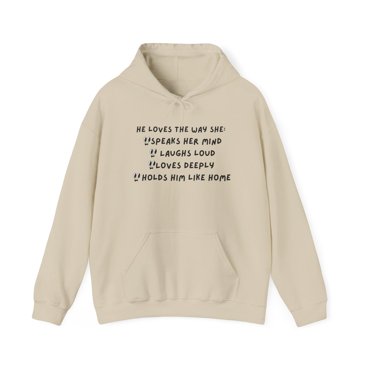 Fun & Cozy Message Hoodie for Loving Connections