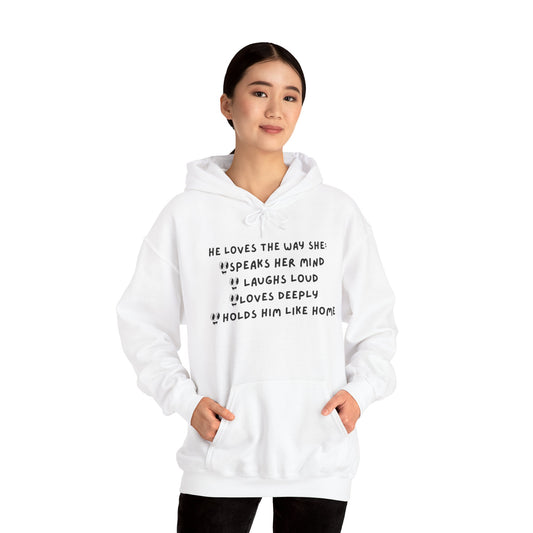 Fun & Cozy Message Hoodie for Loving Connections