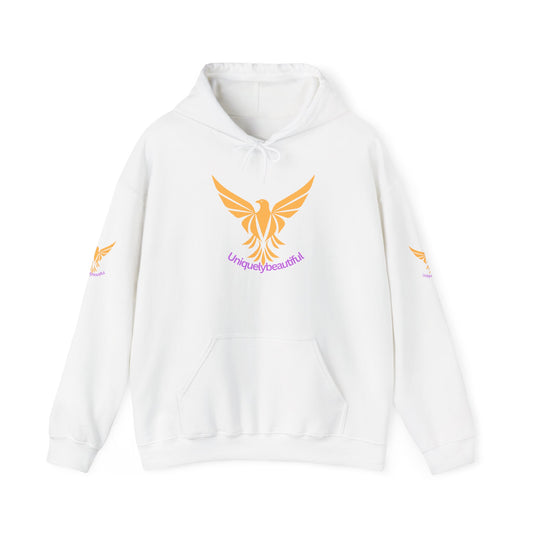 Uniquely Beautiful Hoodie - Unisex Heavy Blend Sweatshirt with Inspirational Design